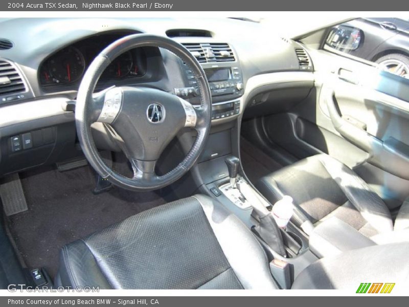 Nighthawk Black Pearl / Ebony 2004 Acura TSX Sedan