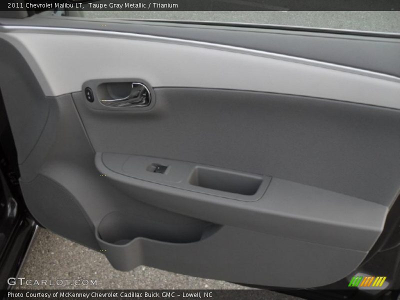 Taupe Gray Metallic / Titanium 2011 Chevrolet Malibu LT