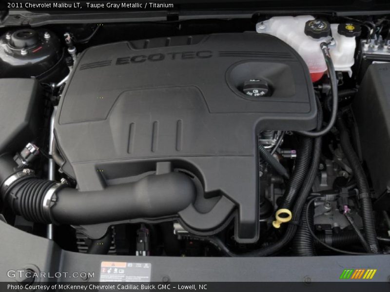 Taupe Gray Metallic / Titanium 2011 Chevrolet Malibu LT