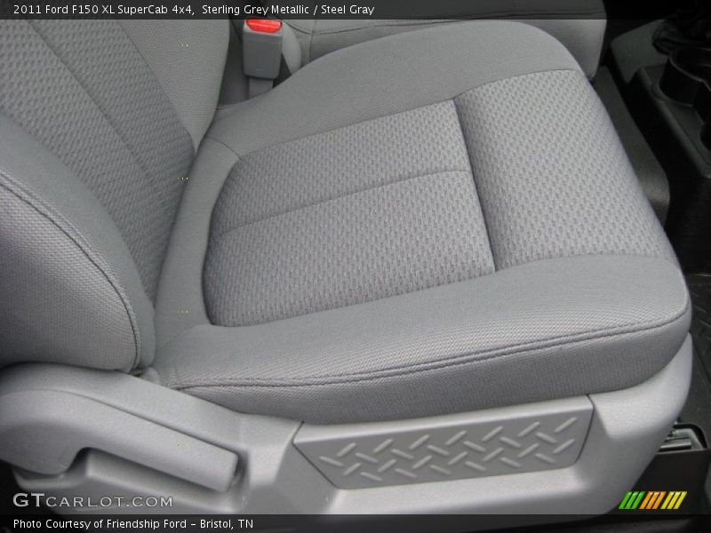  2011 F150 XL SuperCab 4x4 Steel Gray Interior