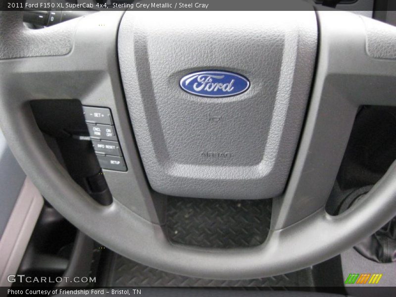 Sterling Grey Metallic / Steel Gray 2011 Ford F150 XL SuperCab 4x4
