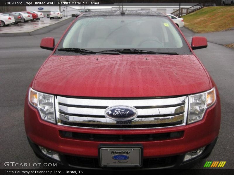 Redfire Metallic / Camel 2009 Ford Edge Limited AWD