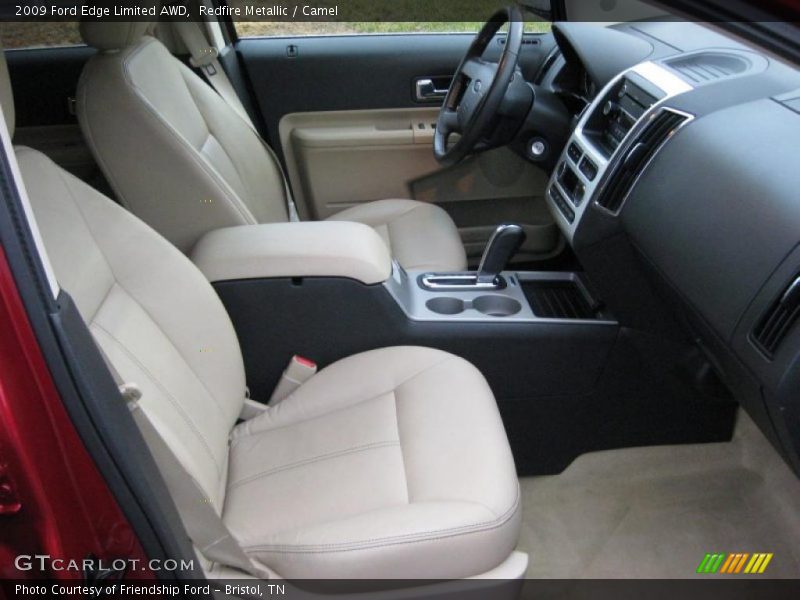 Redfire Metallic / Camel 2009 Ford Edge Limited AWD