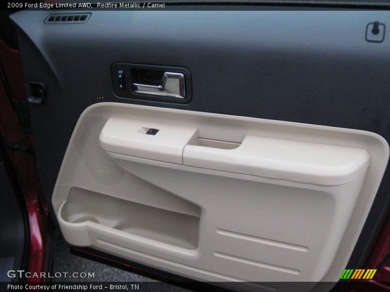 Redfire Metallic / Camel 2009 Ford Edge Limited AWD