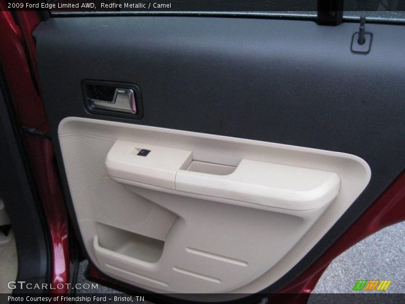 Redfire Metallic / Camel 2009 Ford Edge Limited AWD