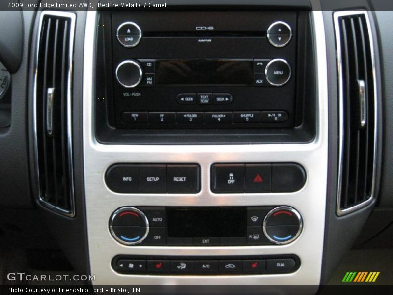Redfire Metallic / Camel 2009 Ford Edge Limited AWD