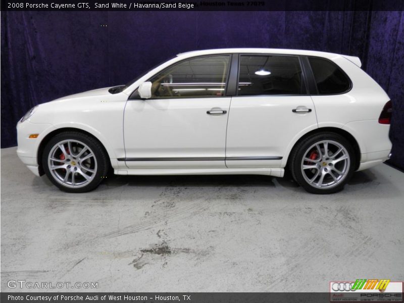Sand White / Havanna/Sand Beige 2008 Porsche Cayenne GTS