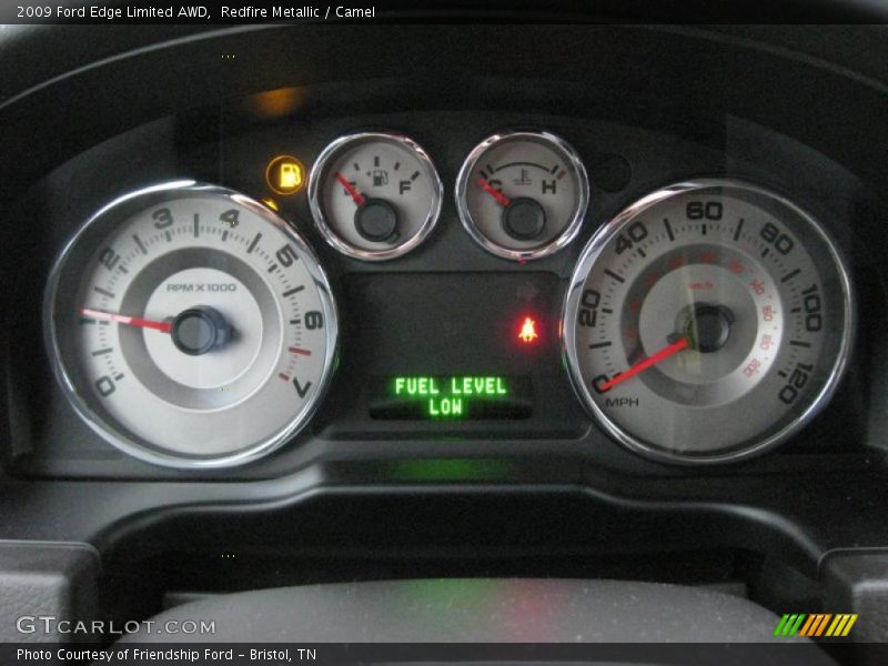 Redfire Metallic / Camel 2009 Ford Edge Limited AWD