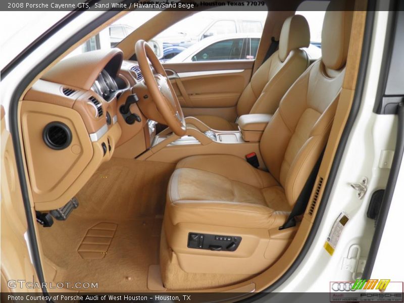Sand White / Havanna/Sand Beige 2008 Porsche Cayenne GTS