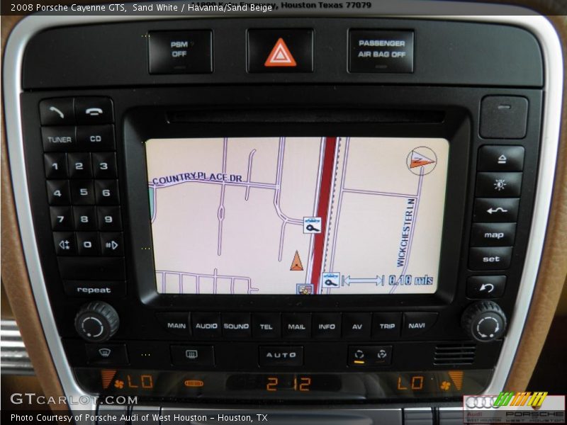 Sand White / Havanna/Sand Beige 2008 Porsche Cayenne GTS