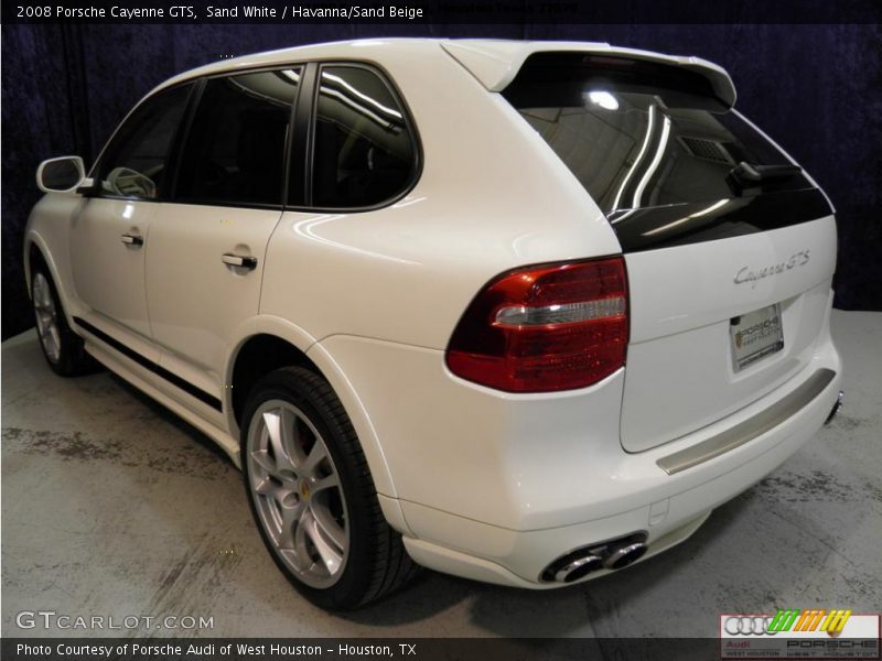 Sand White / Havanna/Sand Beige 2008 Porsche Cayenne GTS