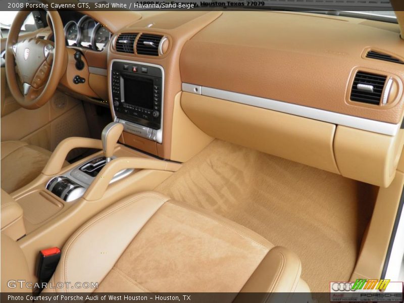 Sand White / Havanna/Sand Beige 2008 Porsche Cayenne GTS
