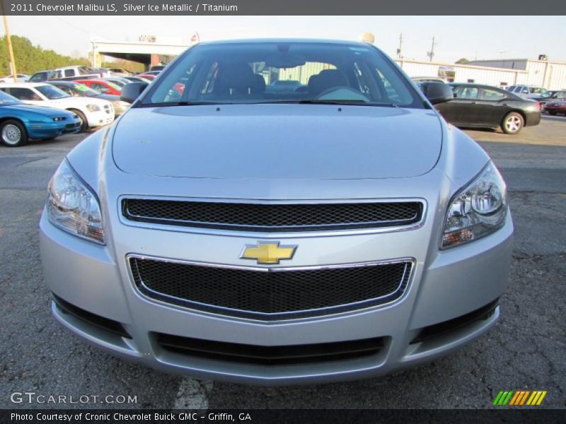 Silver Ice Metallic / Titanium 2011 Chevrolet Malibu LS