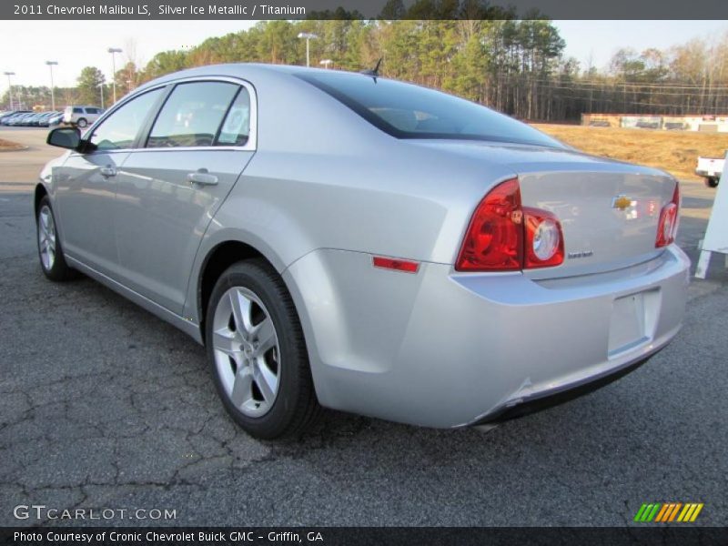 Silver Ice Metallic / Titanium 2011 Chevrolet Malibu LS