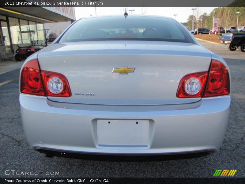 Silver Ice Metallic / Titanium 2011 Chevrolet Malibu LS