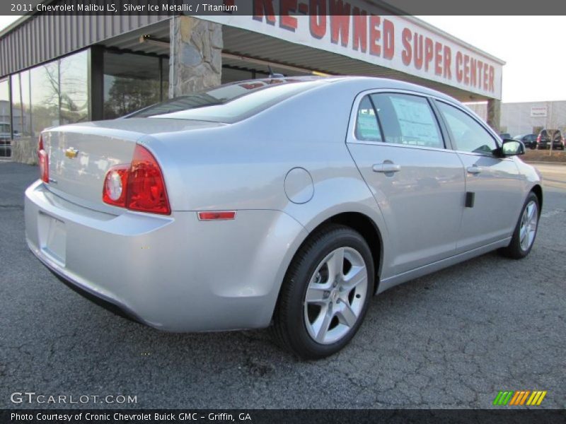 Silver Ice Metallic / Titanium 2011 Chevrolet Malibu LS