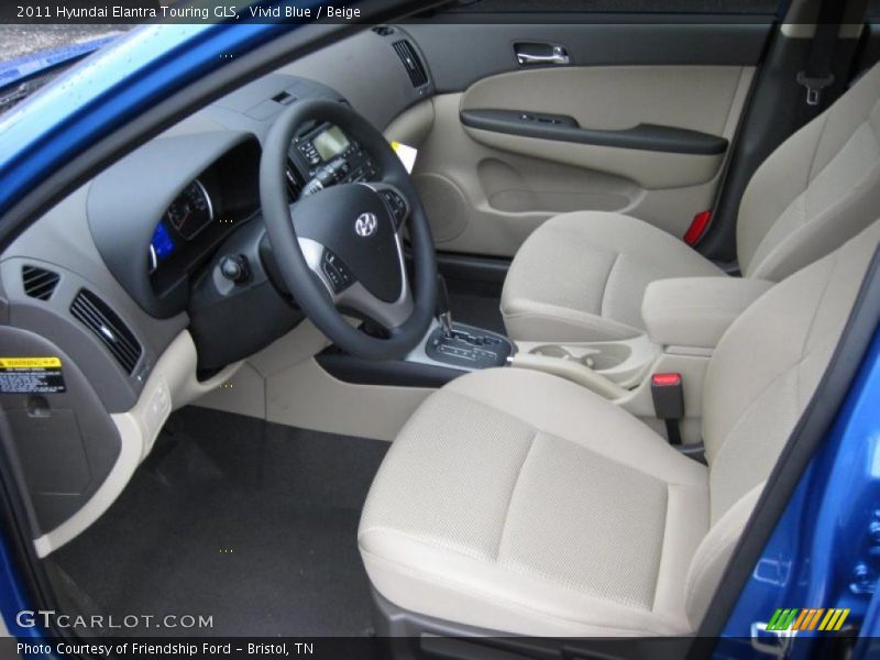  2011 Elantra Touring GLS Beige Interior