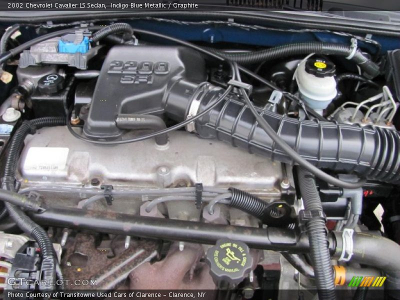  2002 Cavalier LS Sedan Engine - 2.2 Liter OHV 8-Valve 4 Cylinder