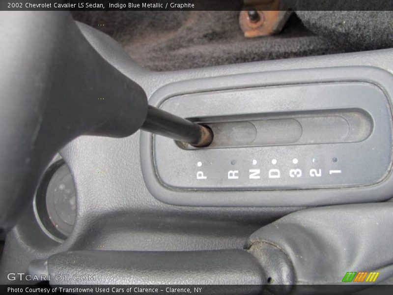 Indigo Blue Metallic / Graphite 2002 Chevrolet Cavalier LS Sedan