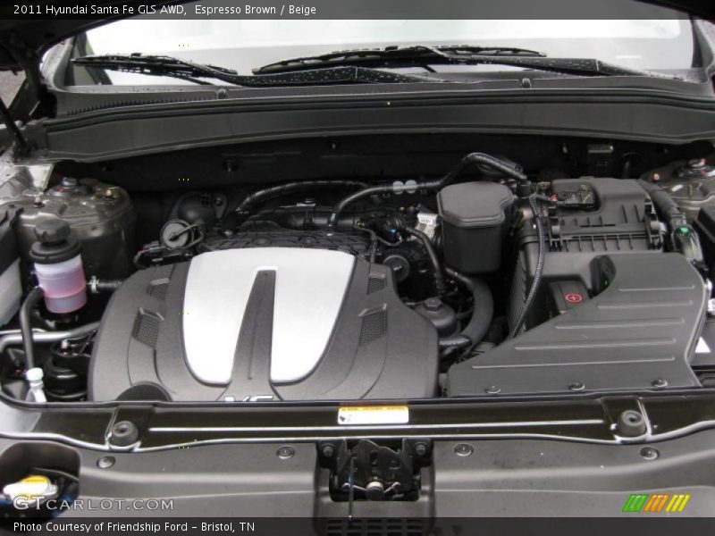  2011 Santa Fe GLS AWD Engine - 3.5 Liter DOHC 24-Valve VVT V6