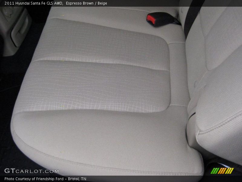  2011 Santa Fe GLS AWD Beige Interior