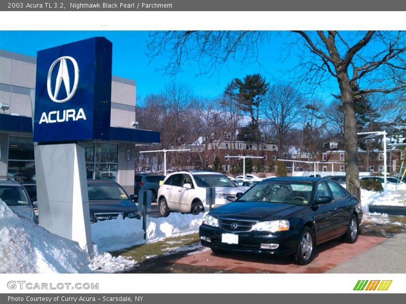 Nighthawk Black Pearl / Parchment 2003 Acura TL 3.2