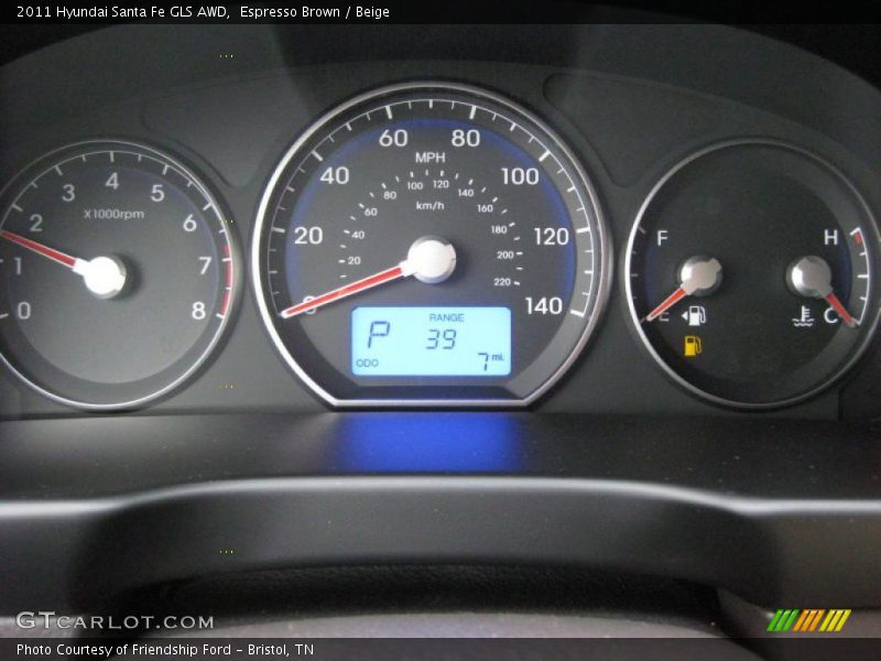  2011 Santa Fe GLS AWD GLS AWD Gauges