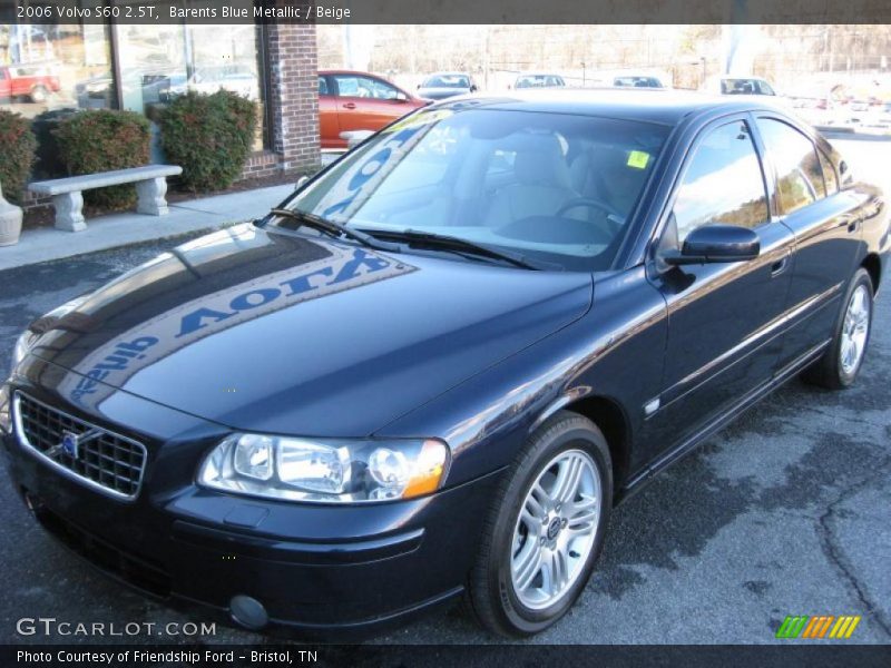 Barents Blue Metallic / Beige 2006 Volvo S60 2.5T