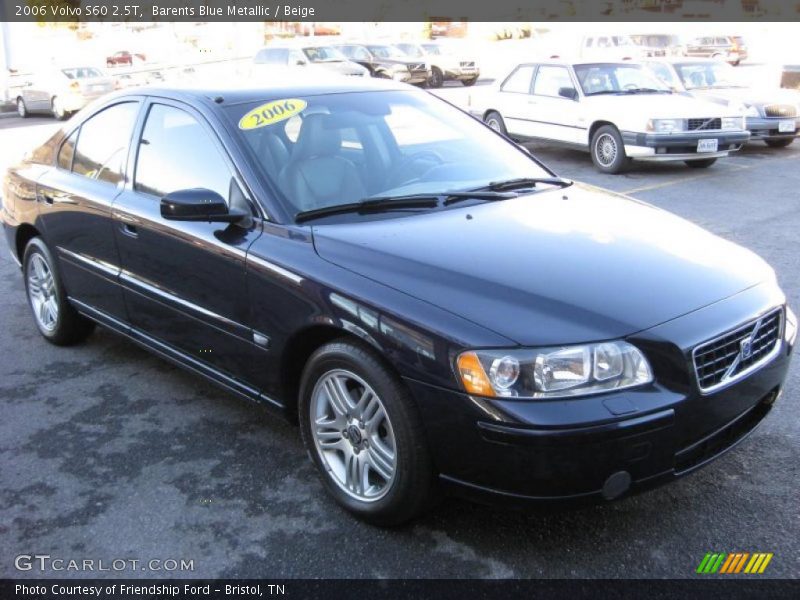 Barents Blue Metallic / Beige 2006 Volvo S60 2.5T