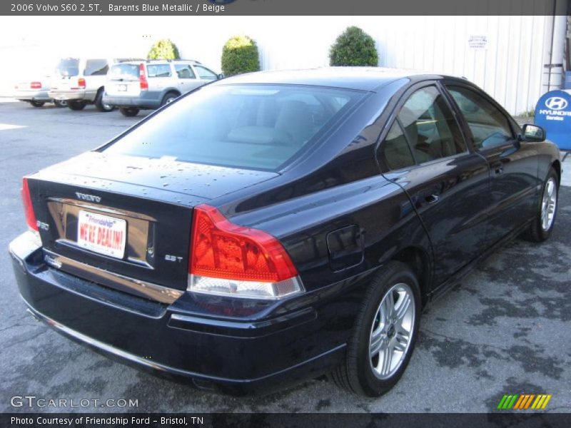 Barents Blue Metallic / Beige 2006 Volvo S60 2.5T