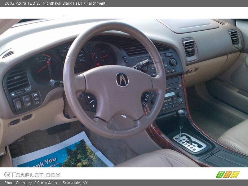 Nighthawk Black Pearl / Parchment 2003 Acura TL 3.2