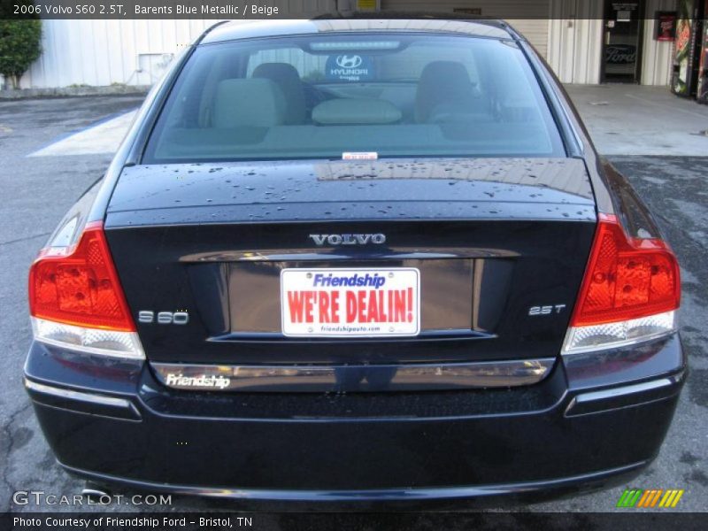 Barents Blue Metallic / Beige 2006 Volvo S60 2.5T