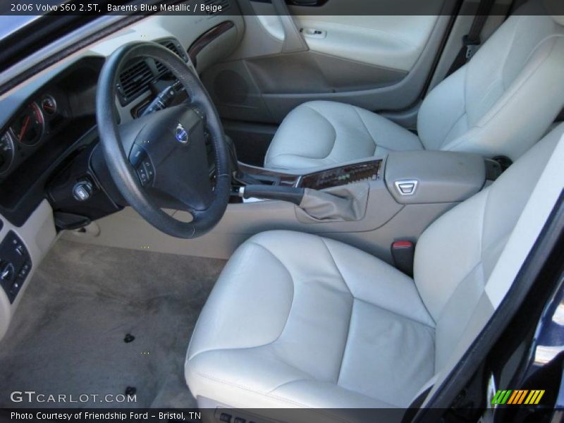 Barents Blue Metallic / Beige 2006 Volvo S60 2.5T