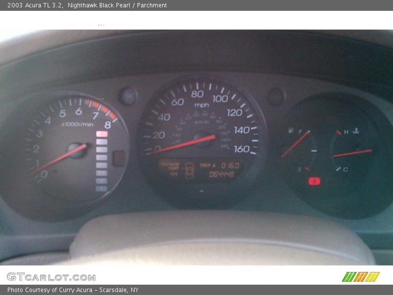 Nighthawk Black Pearl / Parchment 2003 Acura TL 3.2