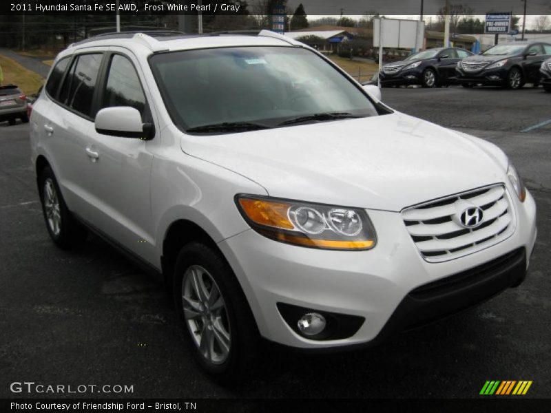  2011 Santa Fe SE AWD Frost White Pearl