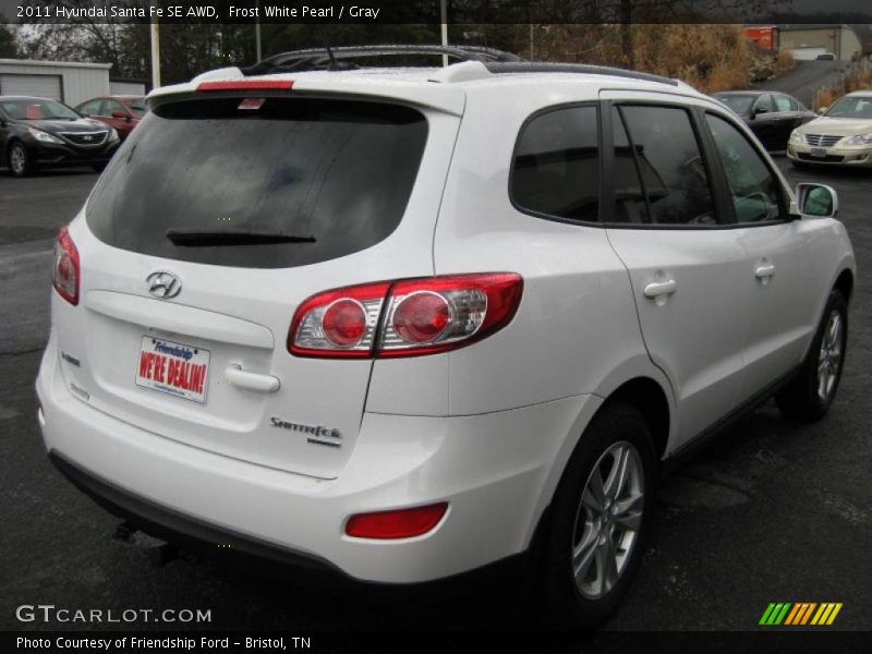  2011 Santa Fe SE AWD Frost White Pearl