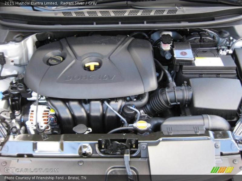  2011 Elantra Limited Engine - 1.8 Liter DOHC 16-Valve D-CVVT 4 Cylinder