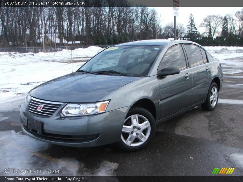 Storm Gray / Gray 2007 Saturn ION 2 Sedan