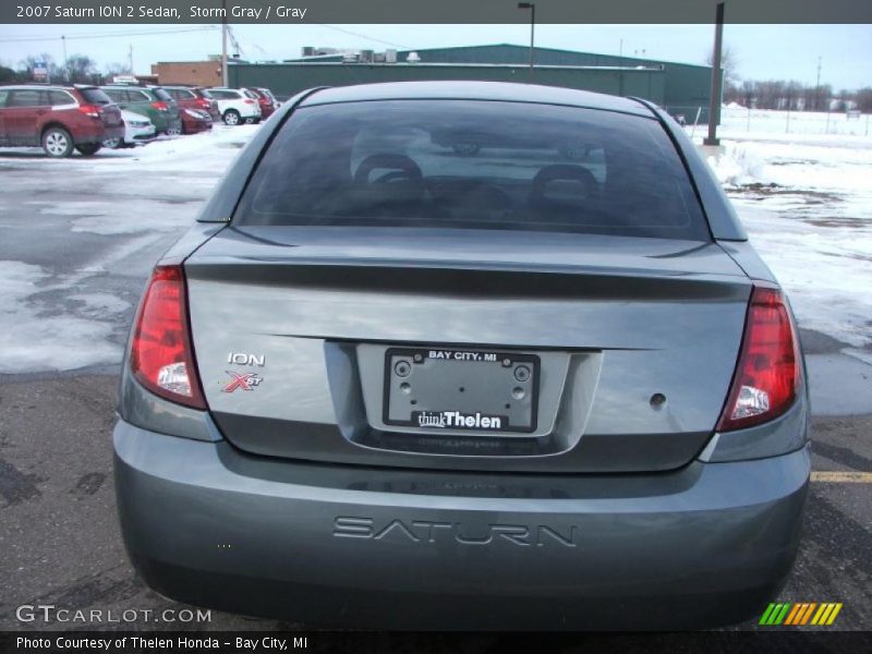 Storm Gray / Gray 2007 Saturn ION 2 Sedan