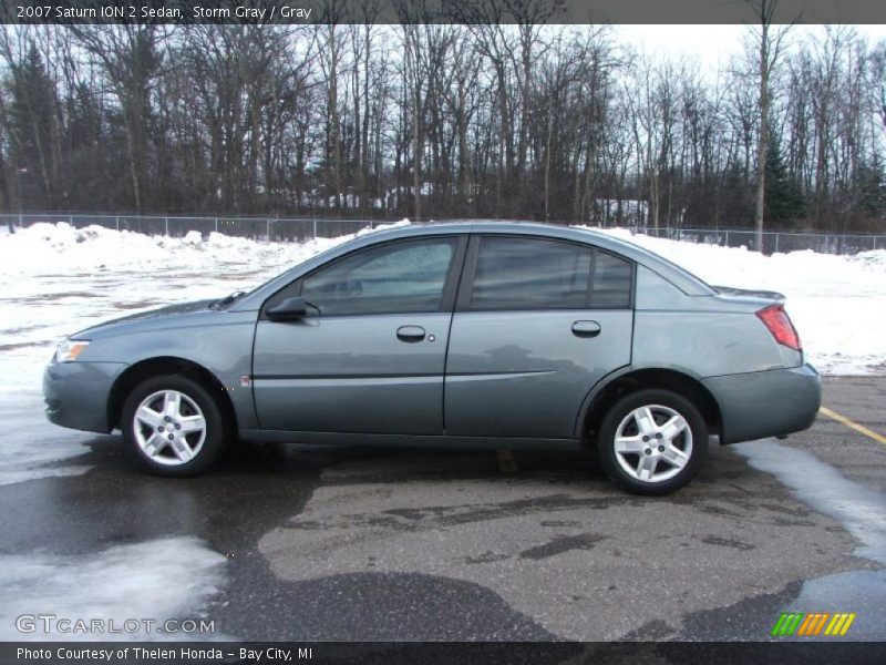 Storm Gray / Gray 2007 Saturn ION 2 Sedan