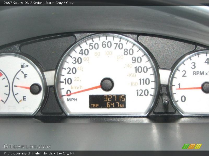 Storm Gray / Gray 2007 Saturn ION 2 Sedan