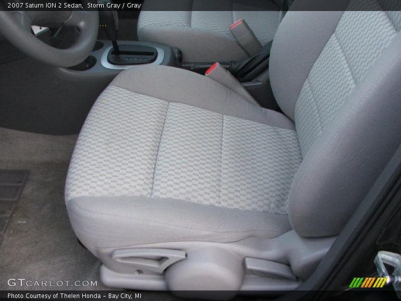 Storm Gray / Gray 2007 Saturn ION 2 Sedan