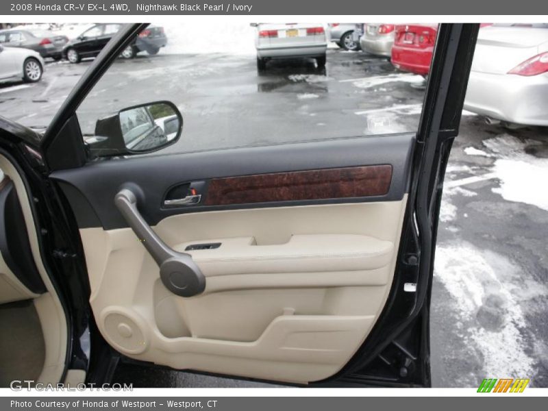 Nighthawk Black Pearl / Ivory 2008 Honda CR-V EX-L 4WD