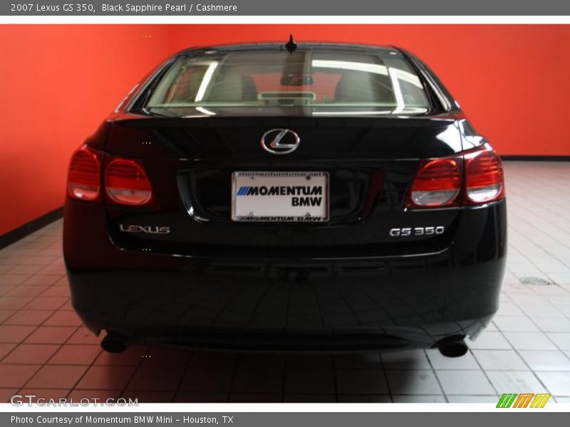 Black Sapphire Pearl / Cashmere 2007 Lexus GS 350