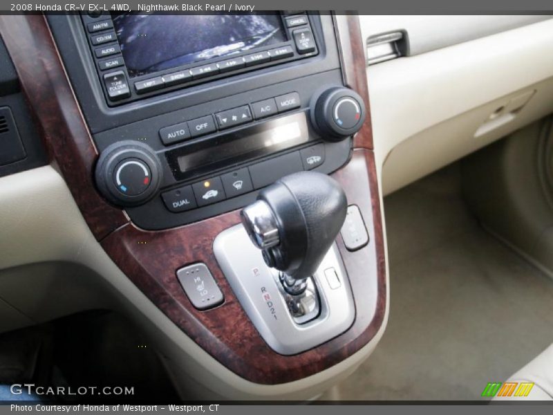 Nighthawk Black Pearl / Ivory 2008 Honda CR-V EX-L 4WD