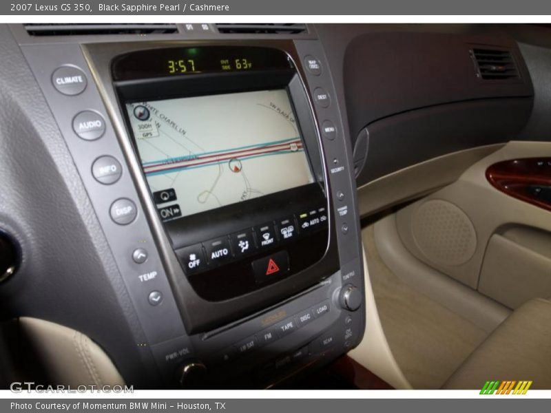 Black Sapphire Pearl / Cashmere 2007 Lexus GS 350