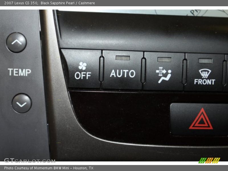 Black Sapphire Pearl / Cashmere 2007 Lexus GS 350