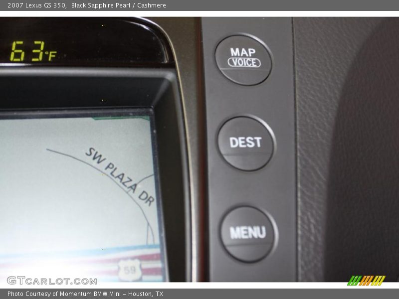 Black Sapphire Pearl / Cashmere 2007 Lexus GS 350