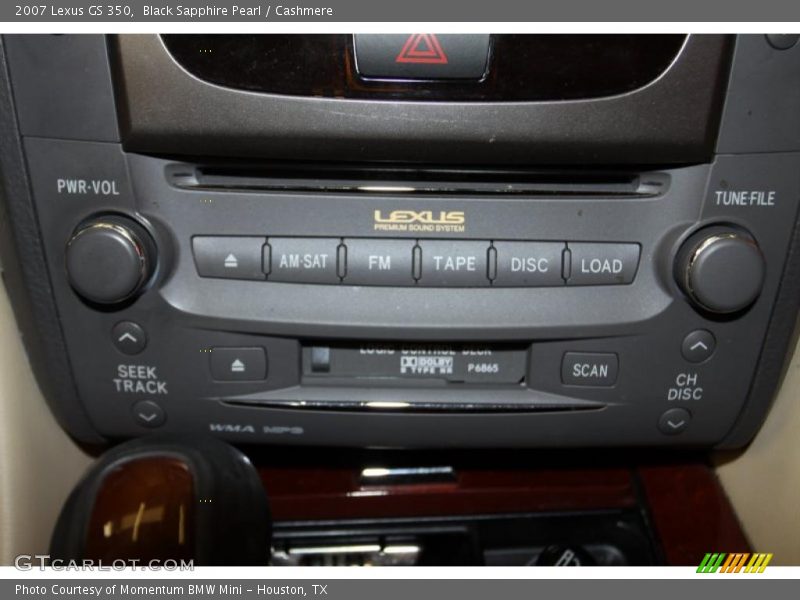 Black Sapphire Pearl / Cashmere 2007 Lexus GS 350