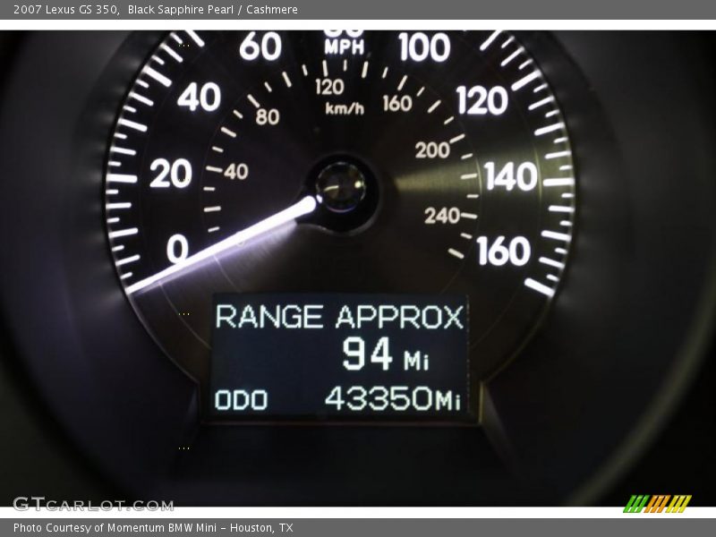 Black Sapphire Pearl / Cashmere 2007 Lexus GS 350
